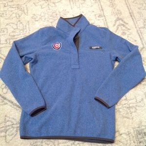 Columbia fleece cubs logo baby blue